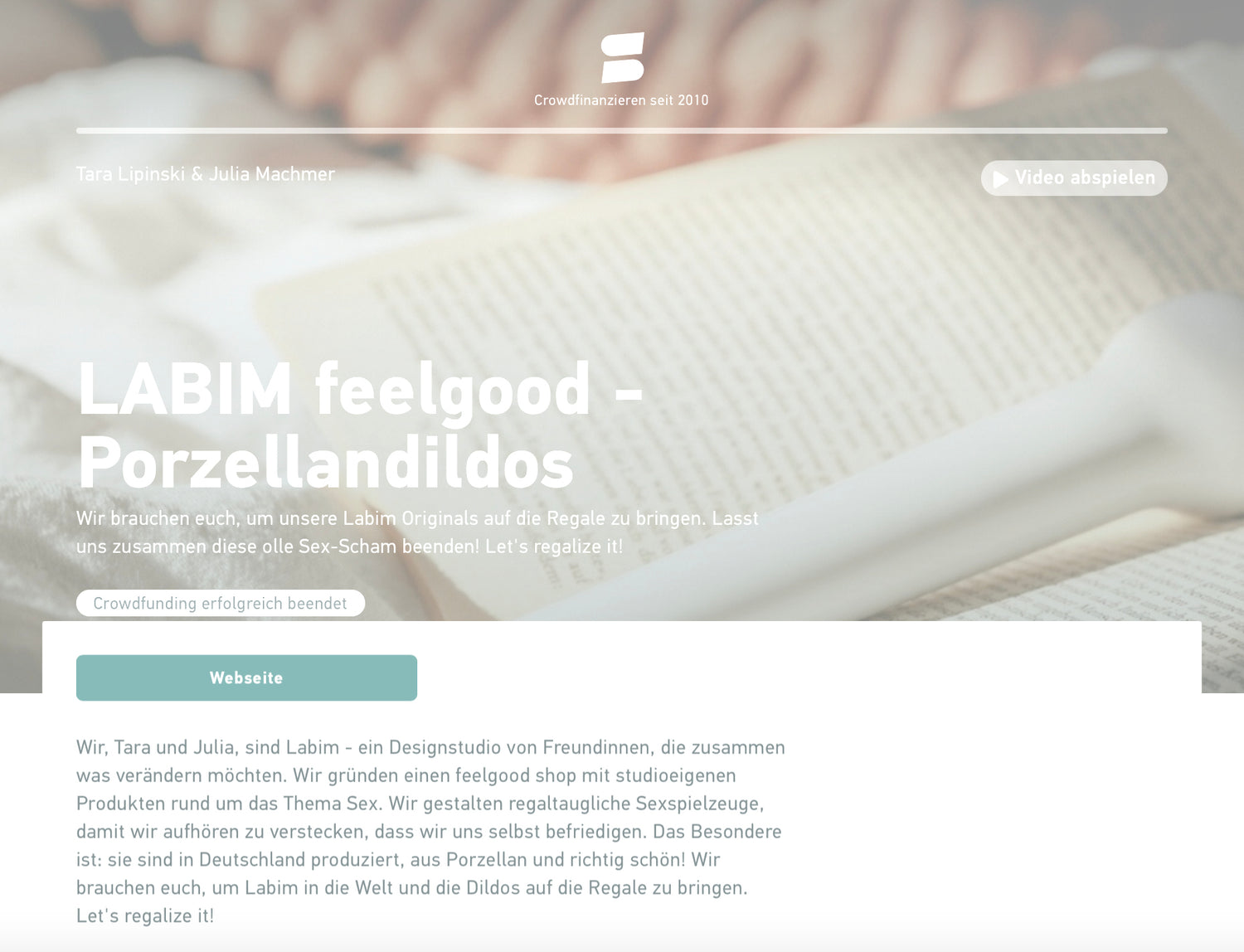 Das Labim Crowdfunding-Video zur Crowdfunding-Kampagne auf Startnext